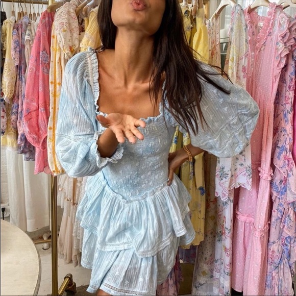 LOVESHACKFANCY FAVORITE HAND DYED DRESS - Picture 4 of 10